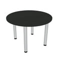 thumbnail image 1 of 46" Round Conference Room Table With Metal Post Legs Harmony Series, 1 of 5