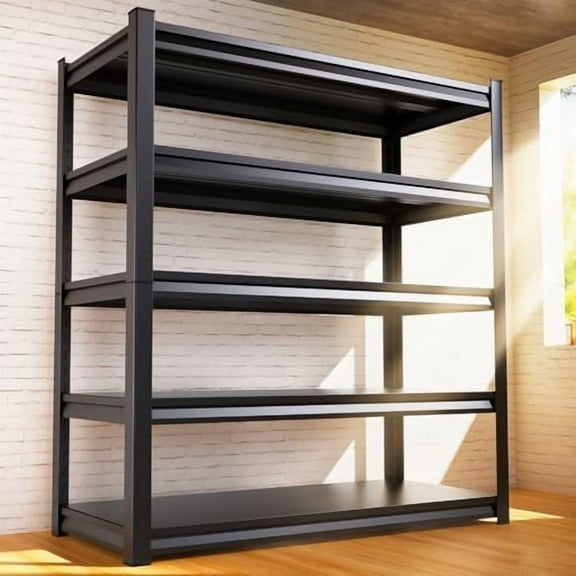 46" W Garage Shelving Garage Shelves Heavy Duty Shelf Metal Shelving Adjustable 5T 3000LBS Storage Shelves for Livingroom Warehouse,72" H x 45.7" W x 20" D$$Home Decor, Kitchen, & Other