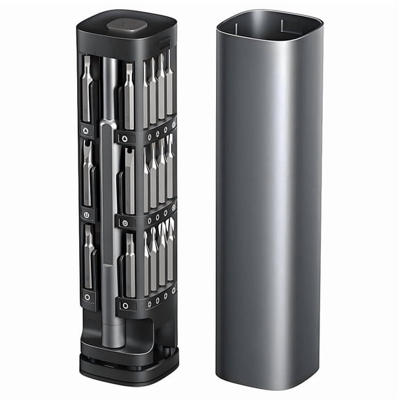 46 in 1 Magnetic Precision Screwdriver Set Professional Repair Tool Kit for Electronics,Eyeglasses,Watches,Phone,Laptop,46 x Screwdriver Set,Grey