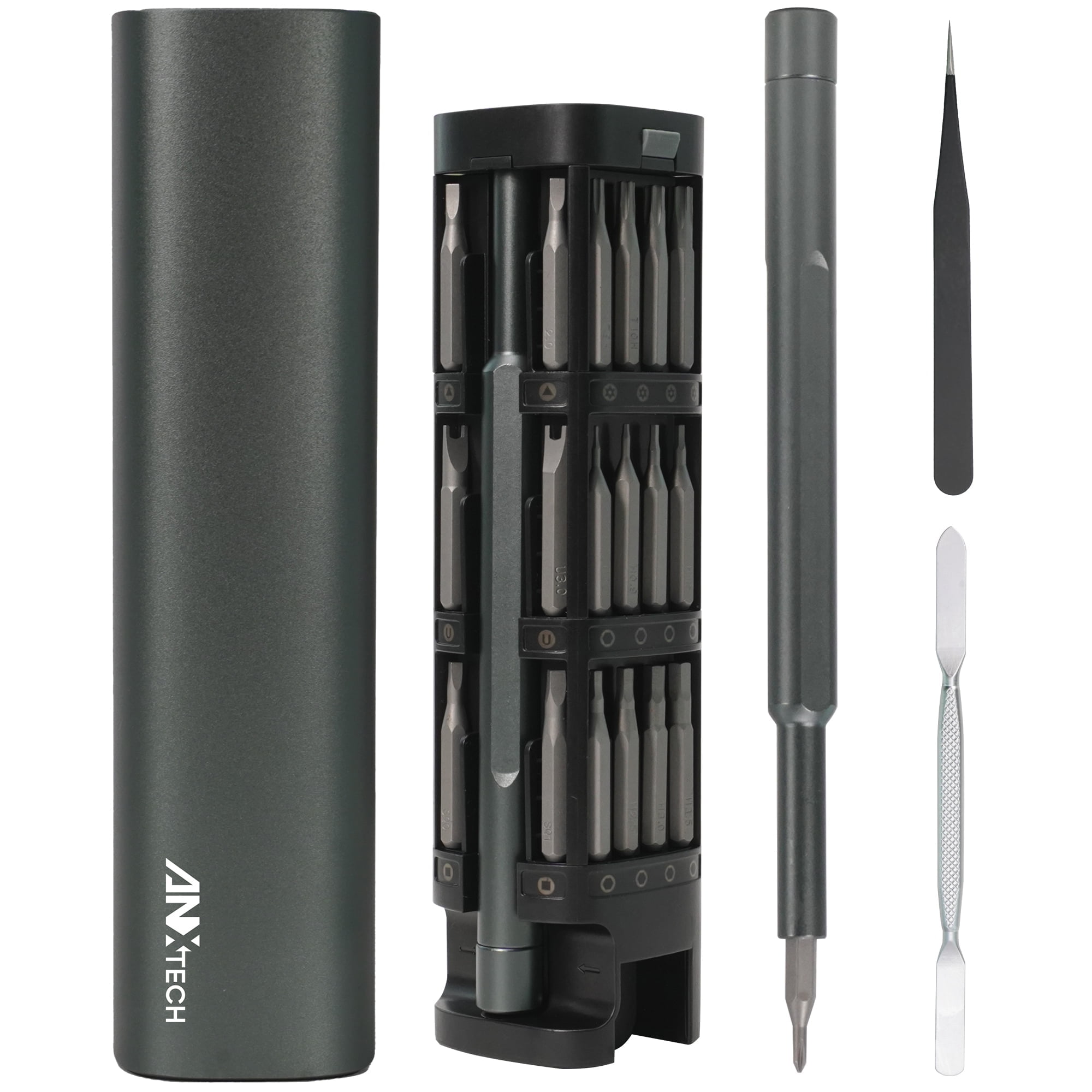 46-in-1 Precision Screwdriver Set with S2 Steel Bits & Security Bits, Mini Tool Kit for Electronics, Computers, Phones, Home/Dorm DIY, Magnetic Screwdriver with Portable Box, Great Gift for Men