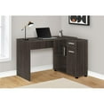 thumbnail image 1 of 46 in. Brown Oak Computer Desk with Storage Cabinet, 1 of 1