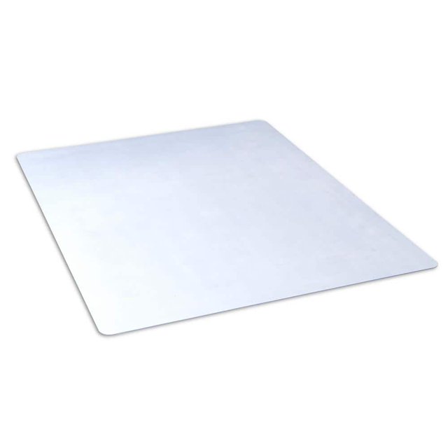 46 in. x 60 in. Clear Rectangle Office Chair Mat for Hard Floors