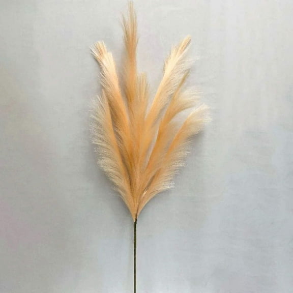 46 inch Pampas Grass Spray - Tan Silk Flowers - Party Supplies Decorations