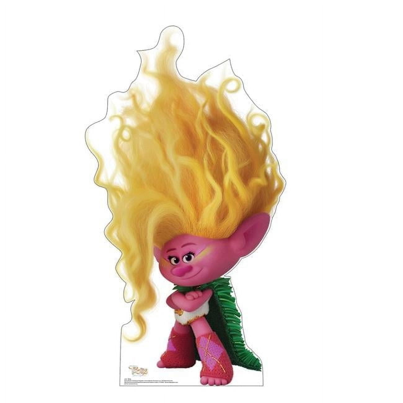 46'' Pink and Yellow Trolls Cardboard Standup