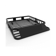 46" x 36" x 4.5" Roof Rack Cargo Basket, 150LBS Capacity Carbon Steel Rooftop Carrier,Heavy Duty Luggage Holder Universal Fit for SUV Truck