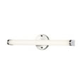 thumbnail image 1 of 46 x 4.8 x 3.8 in. 23W & 3000K CT 1950 Lumen Energy Star Integrated LED Vanity Light Fixture, Satin Nickel - Pack of 5, 1 of 1