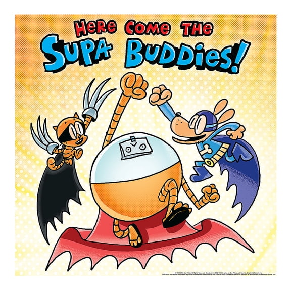46" x 46" Dog ManTM Supa Buddies Vinyl Backdrop Banner