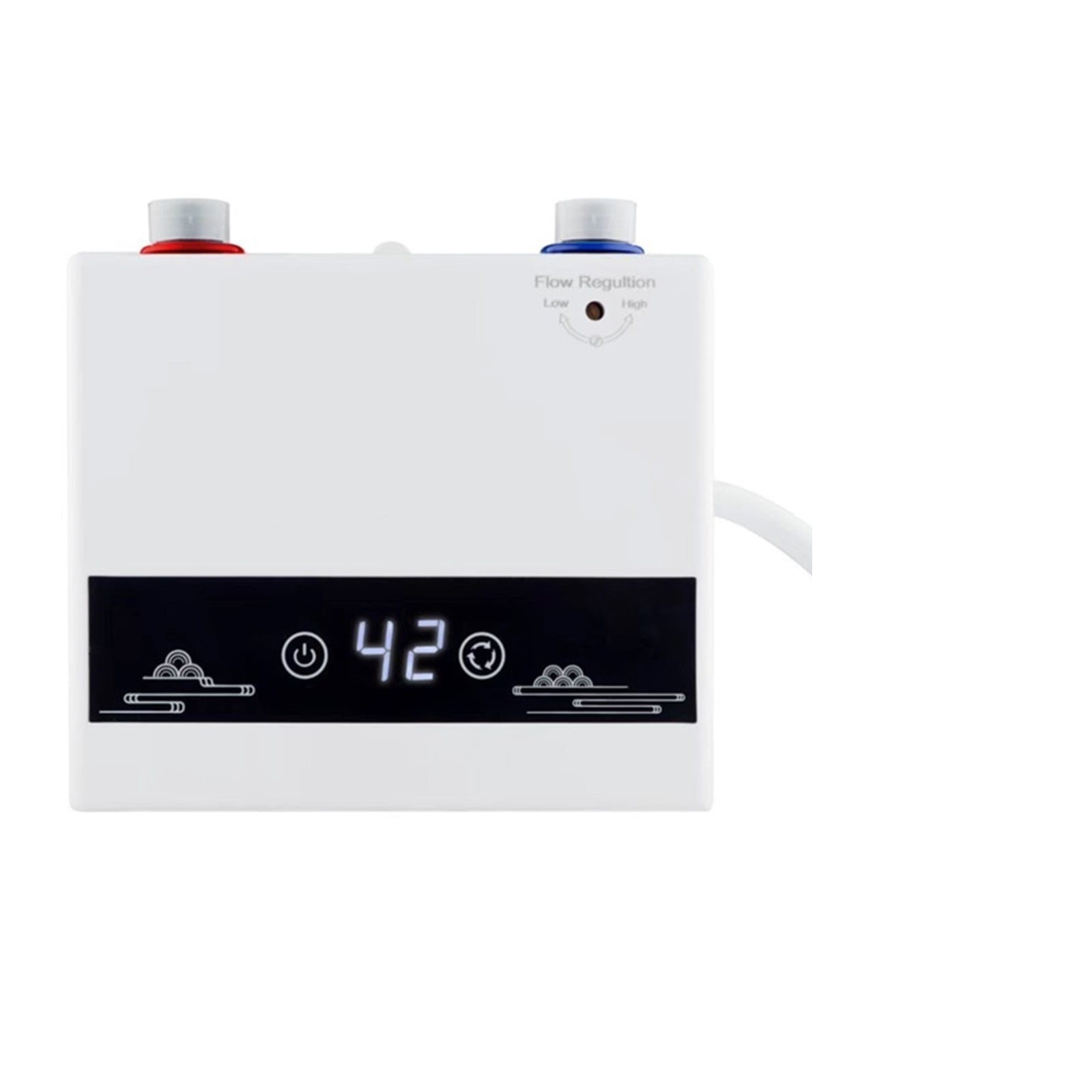 4600W Instant Tankless Water Heater Electric Heaters For Bathroom Hot Water Shower And Home Kitchen Faucet ,Safety Protections