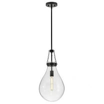 46057BK-Hinkley Lighting-Eloise - 10W 1 LED Small Pendant In Traditional Style-22.25 Inches Tall and 11 Inches Wide-Black Finish