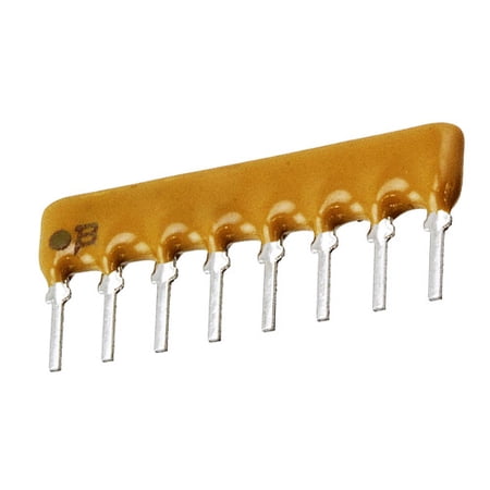 4608X-102-220LF Resistor network 4608X-102-220 Thick Film NET 22 Ohm 1 Ohm 1W ±250ppm/°C ISOL Conformal 8-Pin SIP Pin Thru-Hole