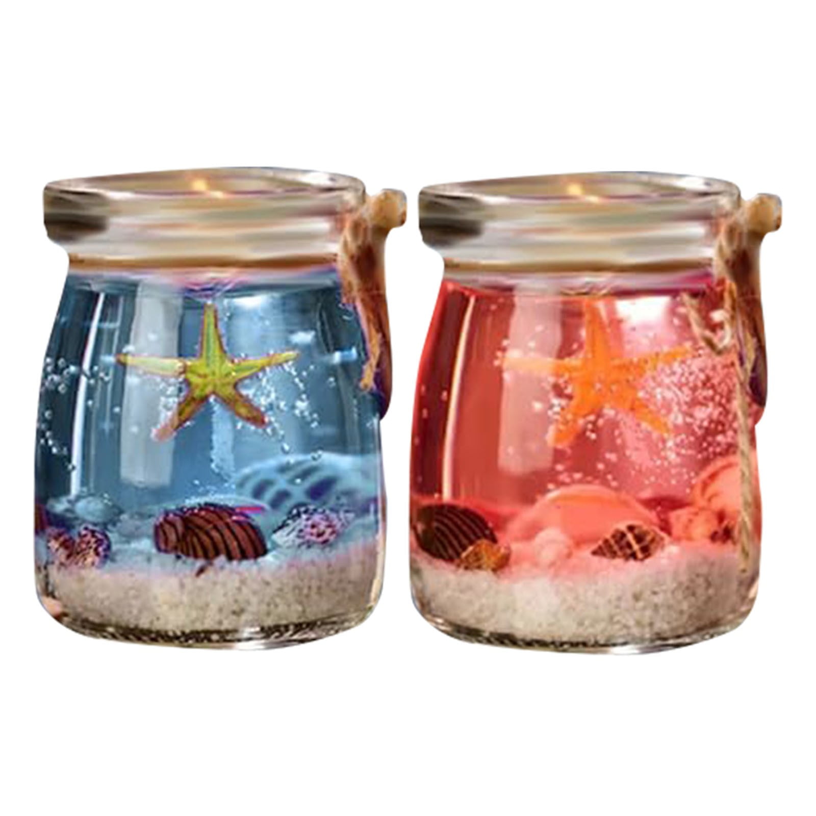460g Final Discount Fall Decoration Candles & Holders! Ocean Theme Gel