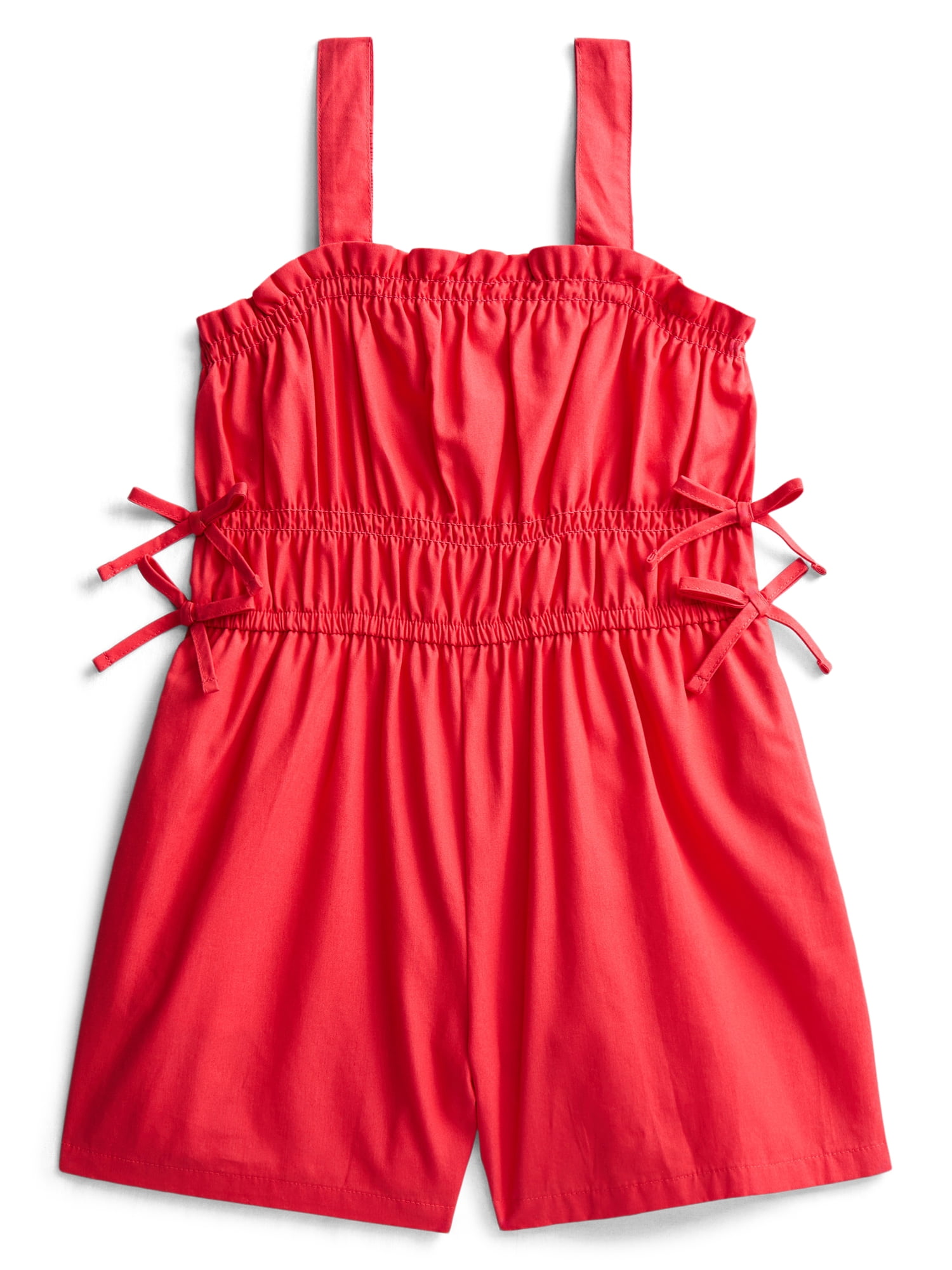 Wonder Nation Girls Elastic Waist Romper, Sizes 4-18 & Plus