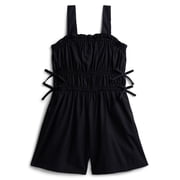 Wonder Nation Girls Elastic Waist Romper, Sizes 4-18 & Plus
