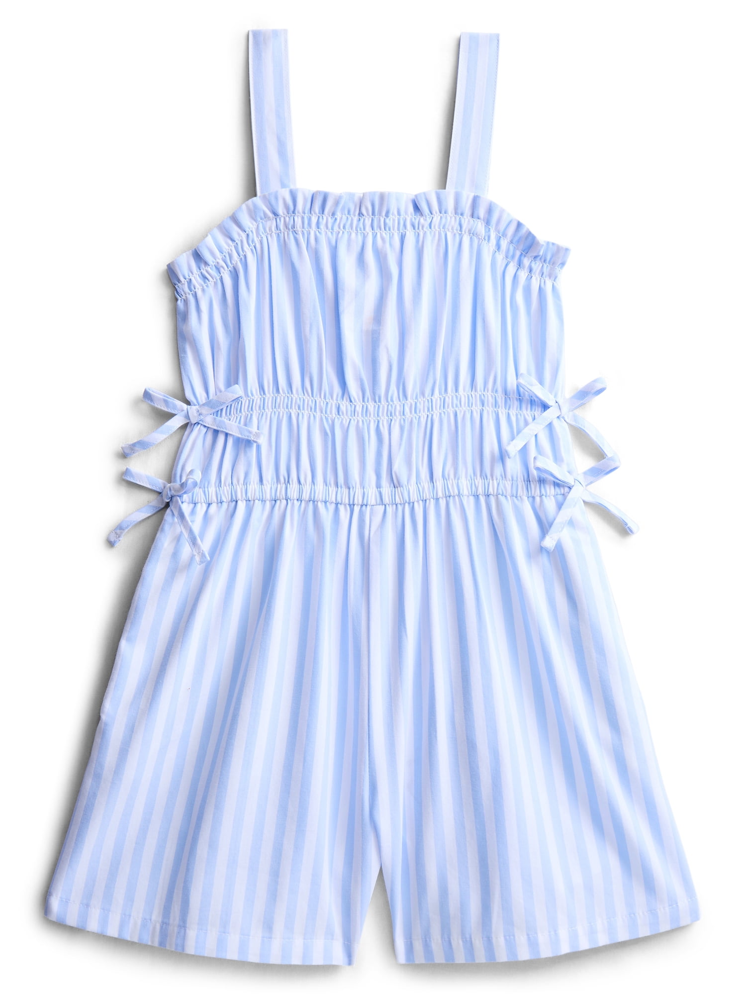 Wonder Nation Girls Elastic Waist Romper, Sizes 4-18 & Plus