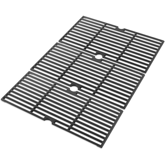 463343015 Grill Grates for Charbroil Advantage 463344015 463344116 463343819 463371116 4 Burer Grill, Cast lron Cooking Grate for Char Broil Gas2Coal 463340516 463370519 G421-0008-W1Replacement Parts