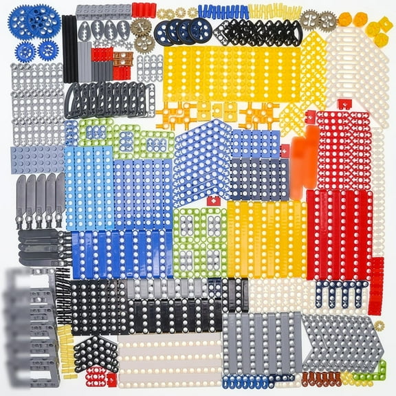 464PCS Gears and Axles Set for Technic-Parts, Compatible with Major Brand, Pins, Beams, Liftarm, Frame Replacement Kit.