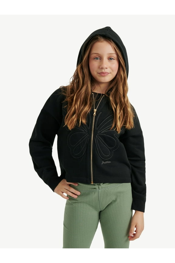Girls Icon Full Zip Hoodie, Sizes XS - XLP