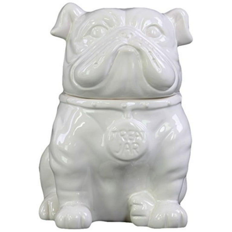 bulldog treat jar