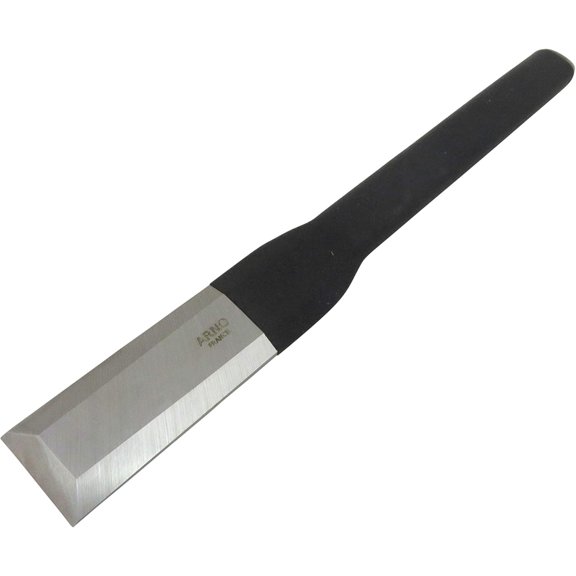 467856 Solid Steel French Timber Framing Slick Chisel 40 mm (1-9/16 Inch) Wide x 14 Inches Long RC 58-60 PVC Dipped Handles