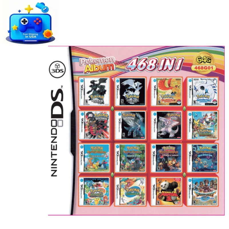 468 in MULTI CART Super Combo Video Games Cartridge Card for