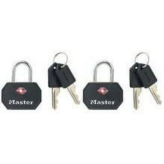 4681TBLK Master Lock TSA-Accepted Luggage Padlock