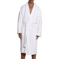 thumbnail image 1 of 46902-WHT-S #FollowMe Plush Robe / Robes for Men, 1 of 2