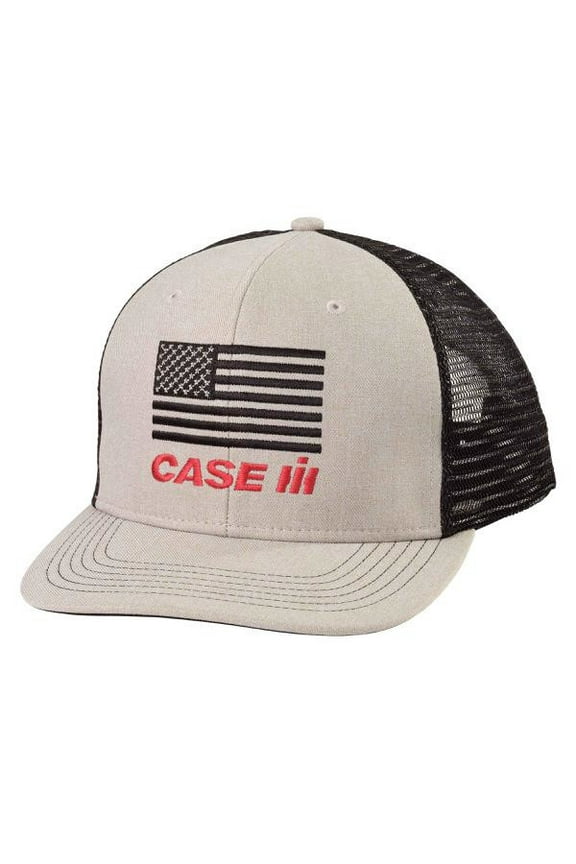 469193 Case IH American Flag Cap with Black Mesh Back 694712