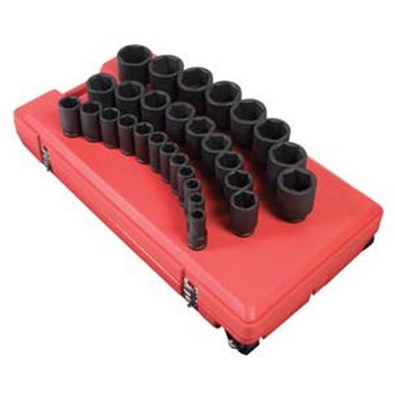 4695 3/4 Drive Deep 29 Piece SAE Impact Socket Set