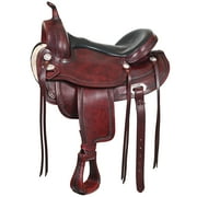 46HS HILASON Western Horse Saddle American Leather Flex Tree Trail & Pleasure Antique Mahogany | American Saddle Horse | Leather Saddle | Western Saddle | Saddle for Horses | Horse Saddle Western