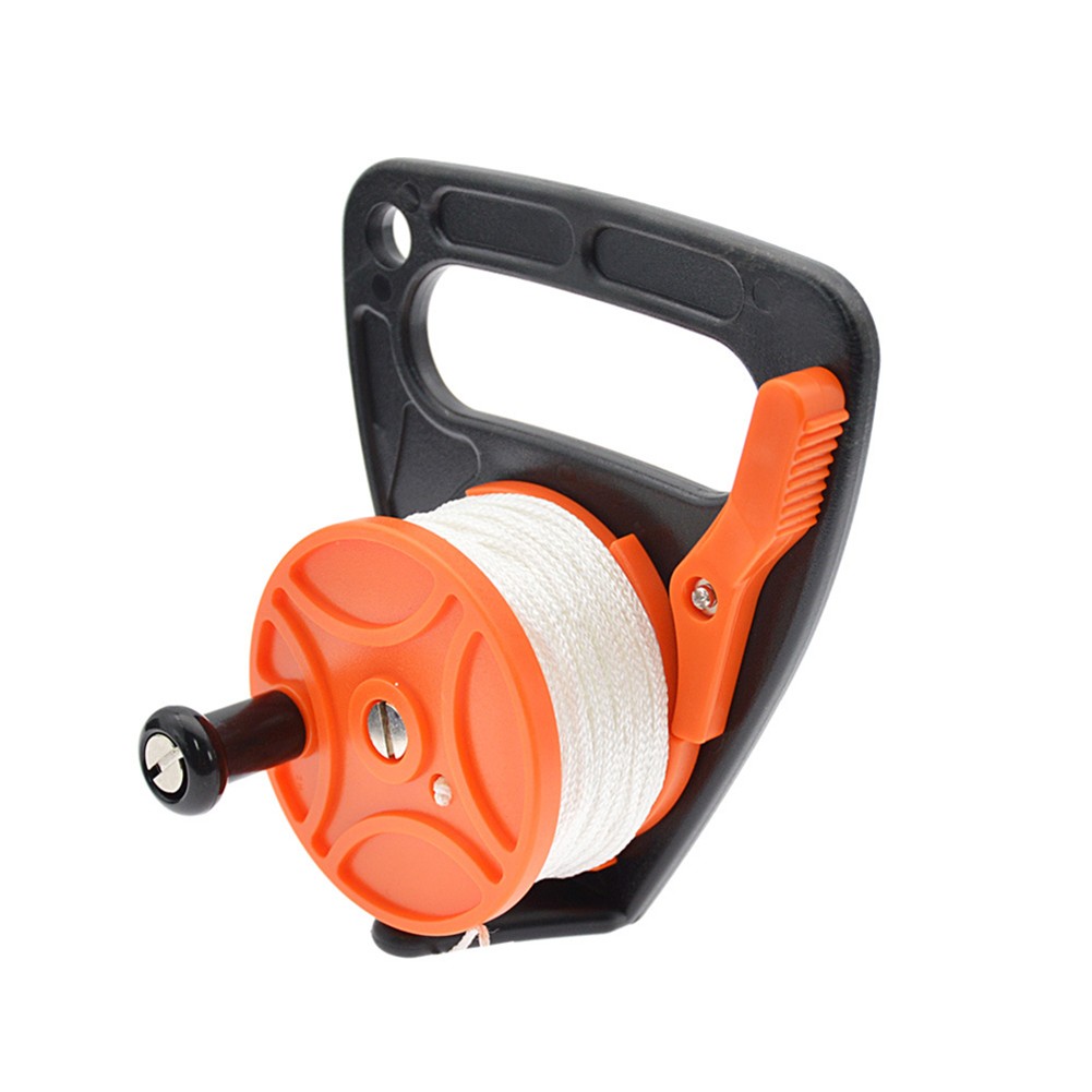 Retractable Line Spool 46M/83M Scuba Diving Reel Spool Finger Line Retractable Reels With ...