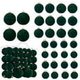 thumbnail image 1 of 46PCS Velvet Christmas Ball Ornaments Set, 3 Sizes Flocked Shatterproof Xmas Tree Decor, Assorted Hanging Ornaments with Loop for Holiday Home Decor, Christmas Tree, Mantel, Party Decoration, 1 of 5