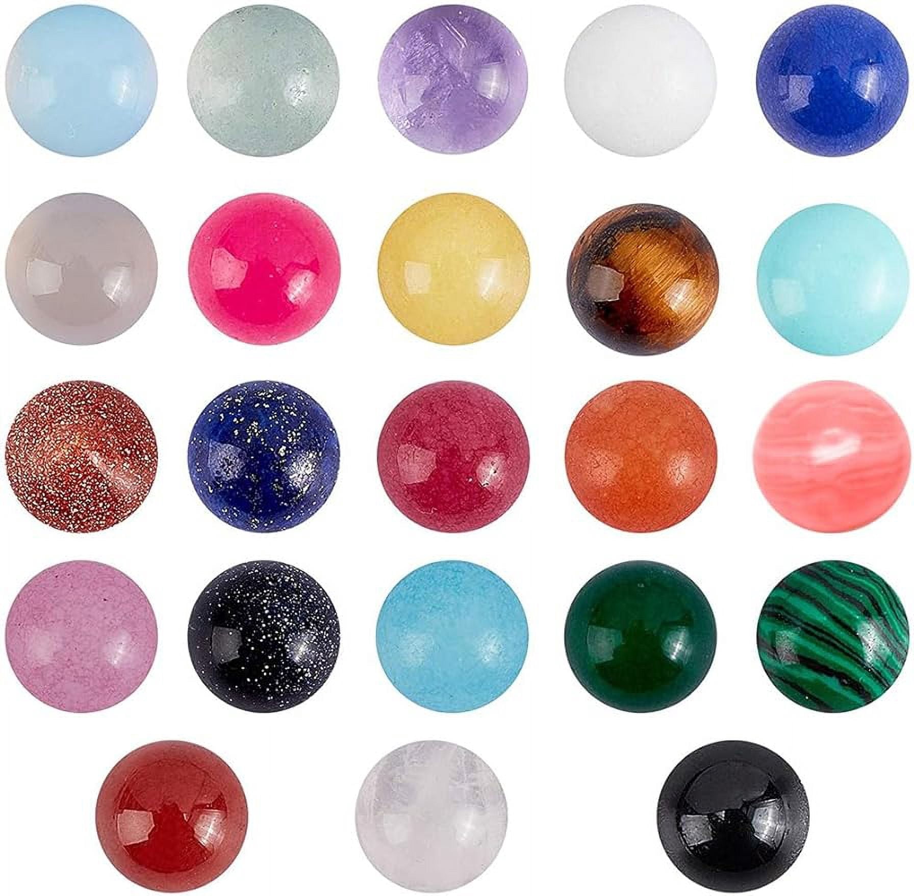 Abalone Shell Cabochons – 10 Pack 18x13mm Oval Flatback No Hole – Polished & Embossed For Jewelry Making & Crafts