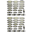 thumbnail image 1 of 46Pcs LED Car Interior Light Dome Trunk Map License Plate Lamp Bulb Kit, 1 of 8