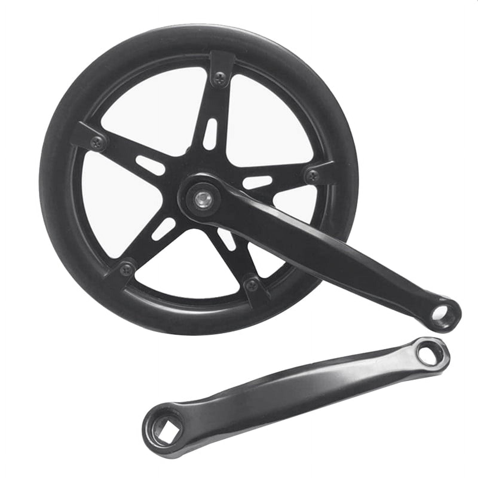 Cervus Bike Alloy CNC BMX Crank Chainring - 25 Teeth, 5mm Thick, Black, Fits 23.8mm Spindles