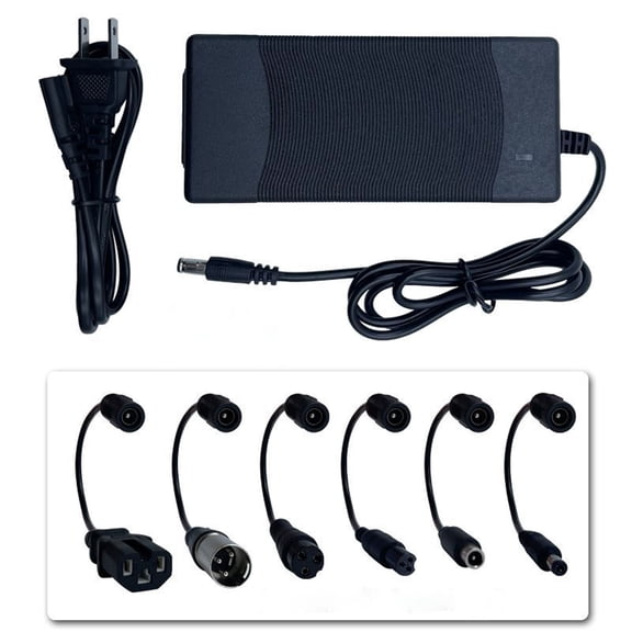 46V 2A Electric Bike Charger DC Power Supply Adapter Charger, AC 100-240V Input, 92W Replacement Power Adapter with US Plug