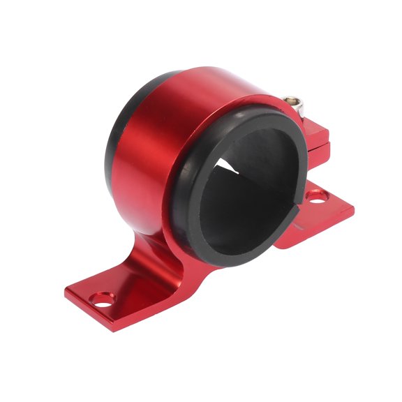 46mm Inner Diameter Auto Car Fuel Pump Clamp Mounting Bracket Aluminum Alloy Red