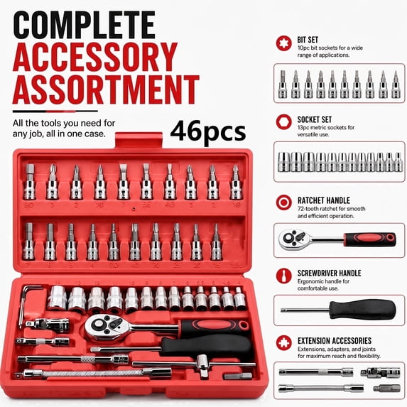 46pcs-socket set