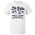 thumbnail image 1 of 46th Birthday Gift For 46 Year Old Life Begins T Shirt Gift, 1 of 2