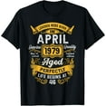 thumbnail image 1 of 46th Birthday The Real Legends April 1979 46 Years Old Men T-Shirt, 1 of 3