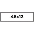 thumbnail image 1 of 46x12 Frame Blue Kingsley Pewter Solid Wood Picture Frame Width 0.75 Inches |Interior Depth 0.5, 1 of 8