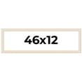 thumbnail image 1 of 46x12 Frame White Real Wood Picture Frame Width 1.5 inches | Interior Frame Depth 0.5 inches | Barn, 1 of 8