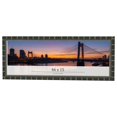 thumbnail image 1 of 46x15 Frame Black Bamboo Solid Wood Picture Frame Width 1.5 Inches | Interior Frame Depth 0.5, 1 of 8