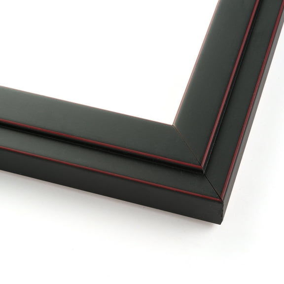 46x15 Frame Black Real Wood Picture Frame Width 1.25 inches | Interior Frame Depth 0.5 inches |