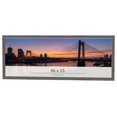 thumbnail image 1 of 46x15 Frame Blue Kingsley Pewter Solid Wood Picture Frame Width 0.75 Inches |Interior Depth 0.5, 1 of 8