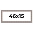thumbnail image 1 of 46x15 Frame Grey Real Wood Picture Frame Width 2.75 Inches | Interior Frame Depth 0.5 Inches |, 1 of 8