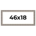 thumbnail image 1 of 46x18 Frame Grey Real Wood Picture Frame Width 2.75 Inches | Interior Frame Depth 0.5 Inches |, 1 of 8