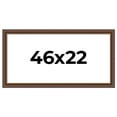 thumbnail image 1 of 46x22 Copper and Brown Real Wood Picture Frame Width 2 inches | Interior Frame Depth 0.5 inches |, 1 of 8