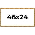thumbnail image 1 of 46x24 Frame Gold Bamboo Solid Wood Picture Frame | 1 Inch Moulding Width | Interior Frame Depth, 1 of 8