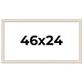 thumbnail image 1 of 46x24 Frame White Real Wood Picture Frame Width 1.75 inches | Interior Frame Depth 0.5 inches |, 1 of 8