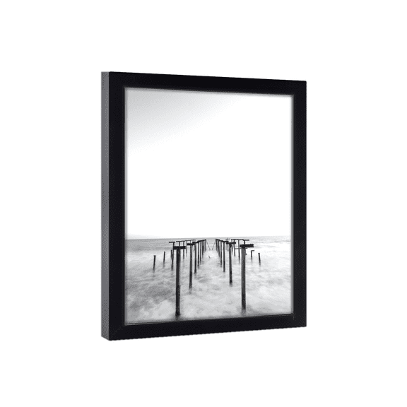 46x8 Picture Frame Wood Black 46x8 Frame